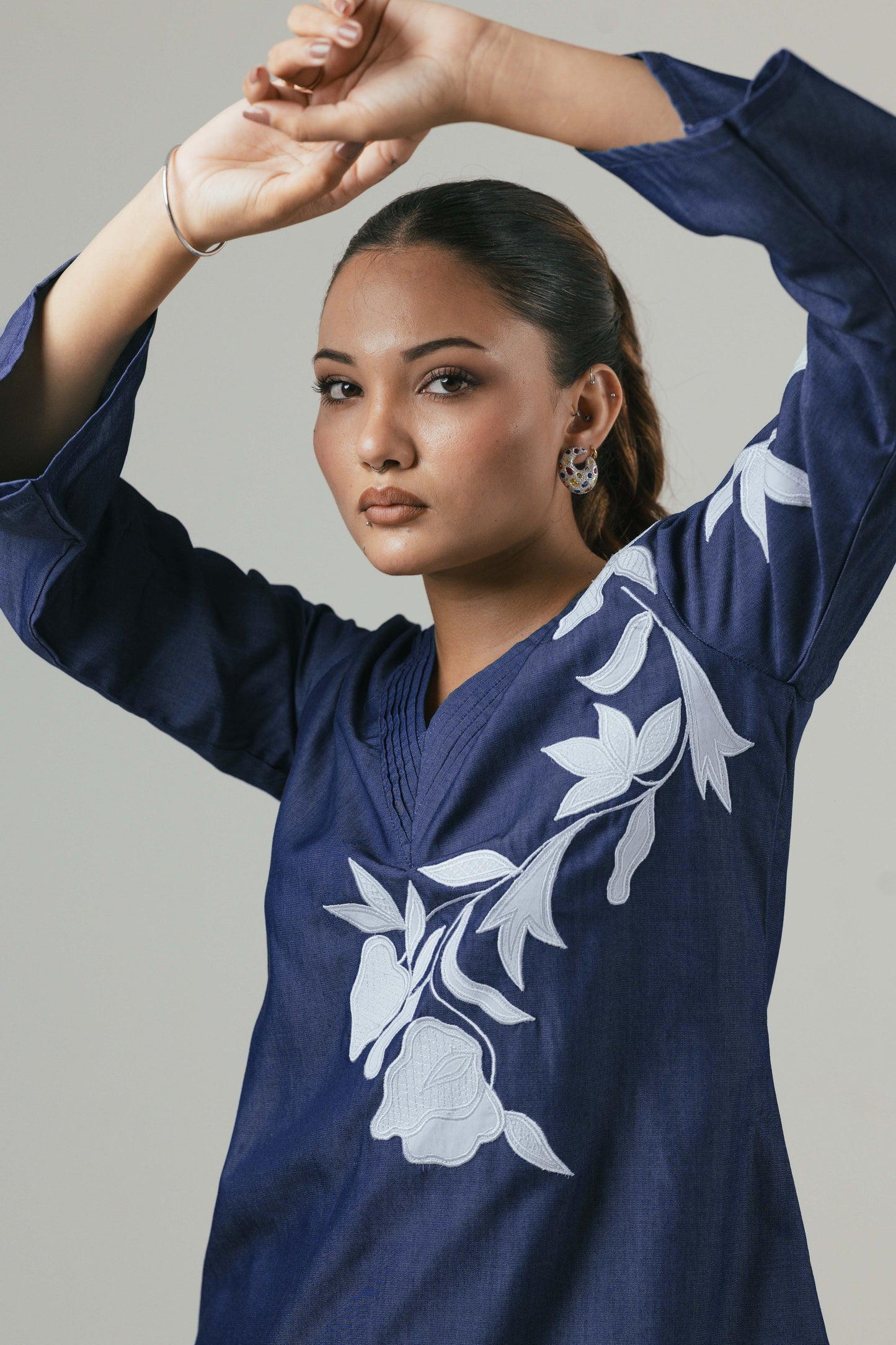 Royal Bloom Top