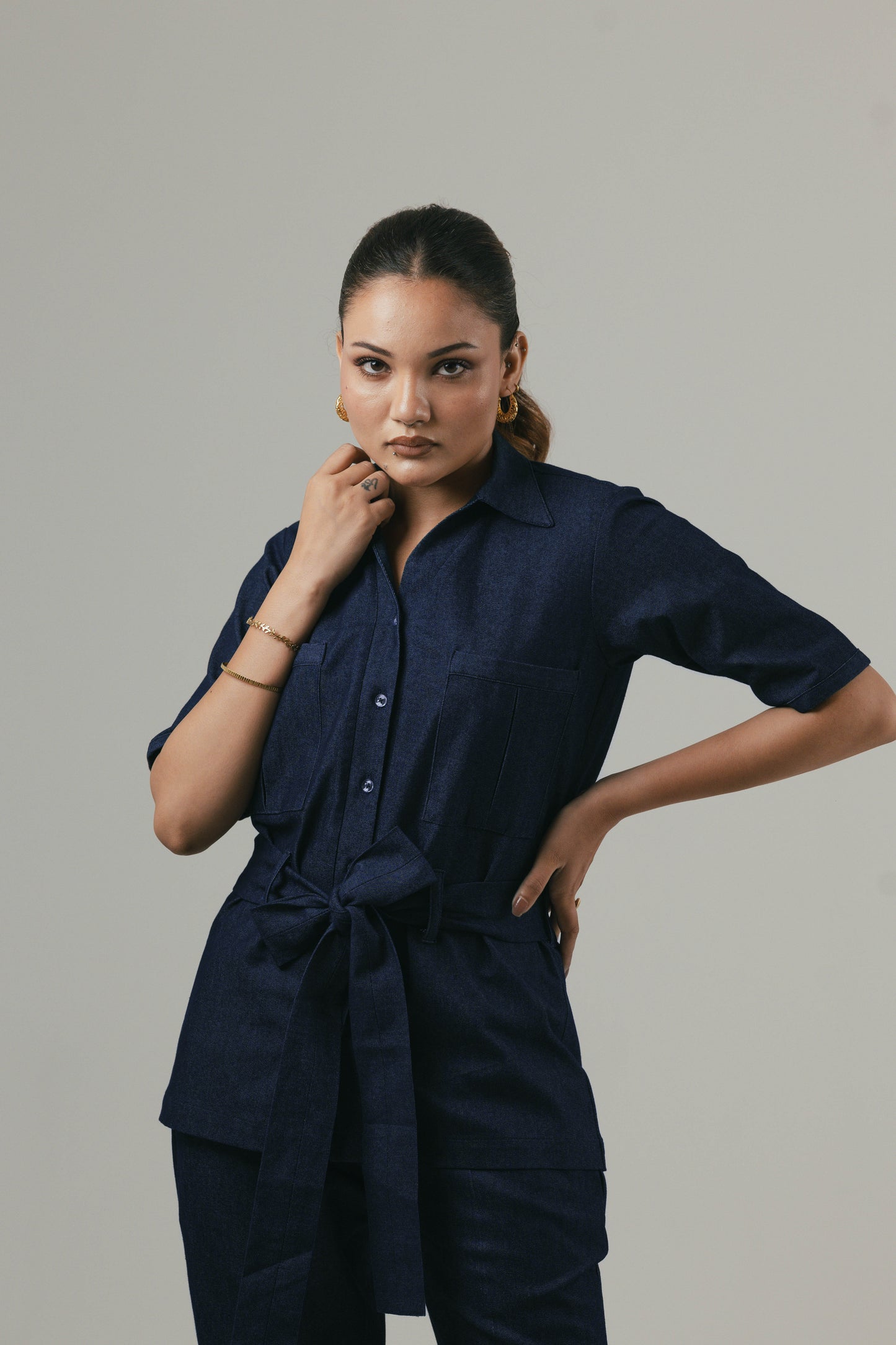 Denim Poise Co-ord set