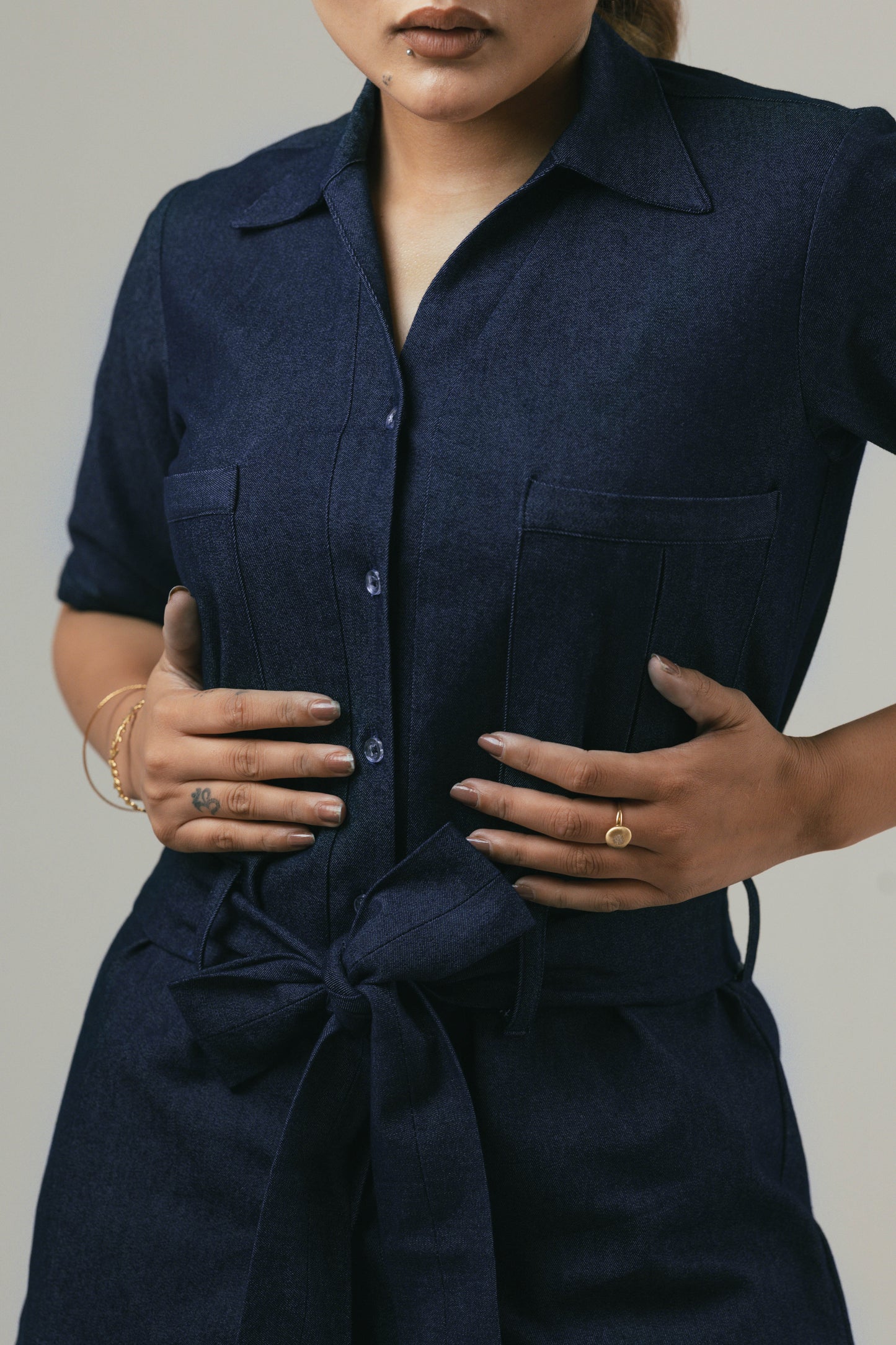 Denim Poise Co-ord set