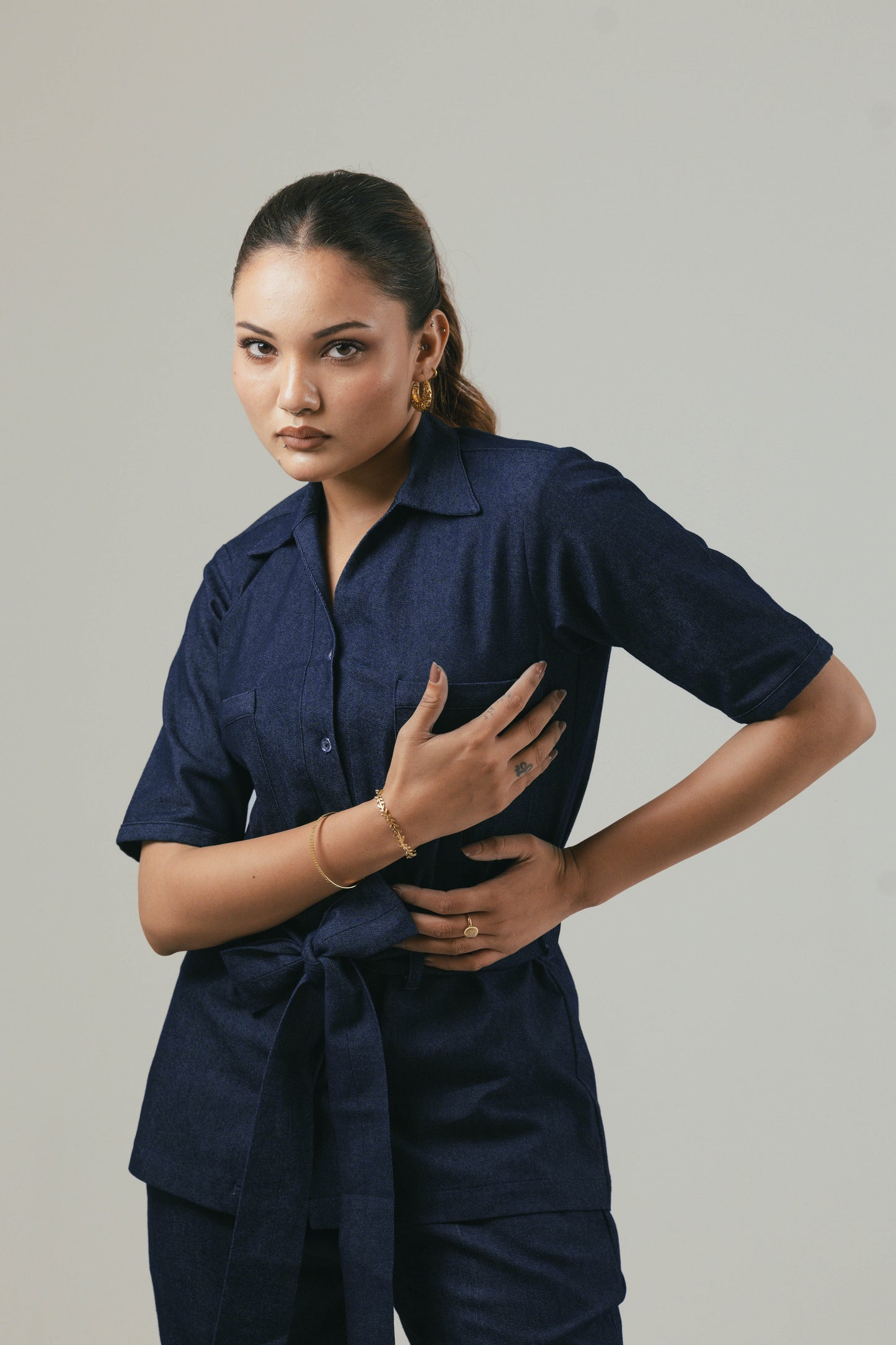 Denim Poise Co-ord set