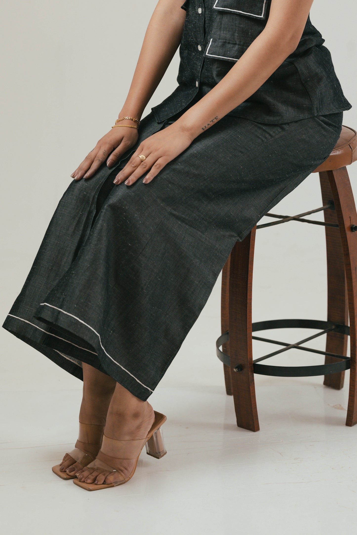 Denim Shadow Pant