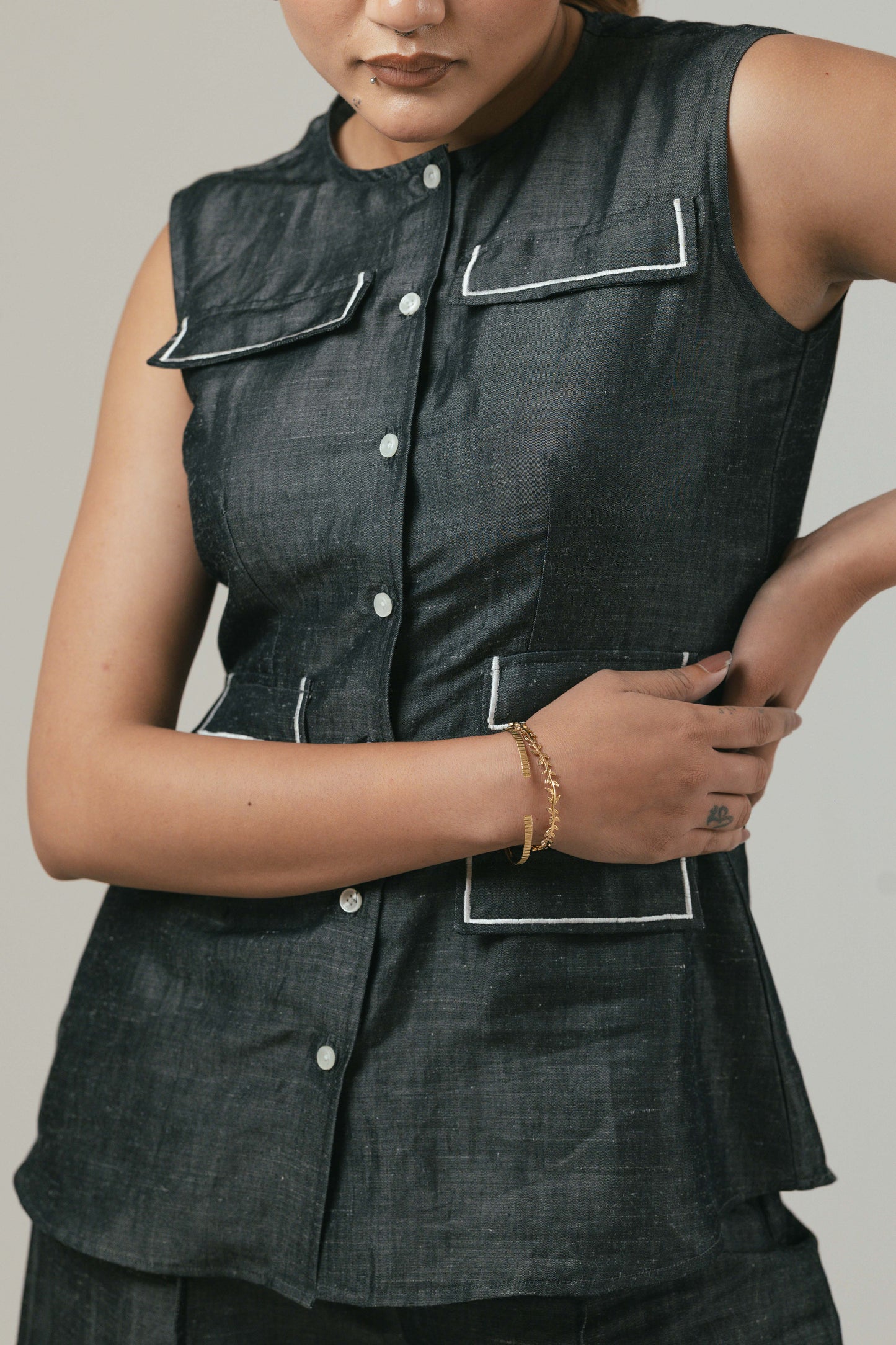 Denim Shadow Co-ord Set