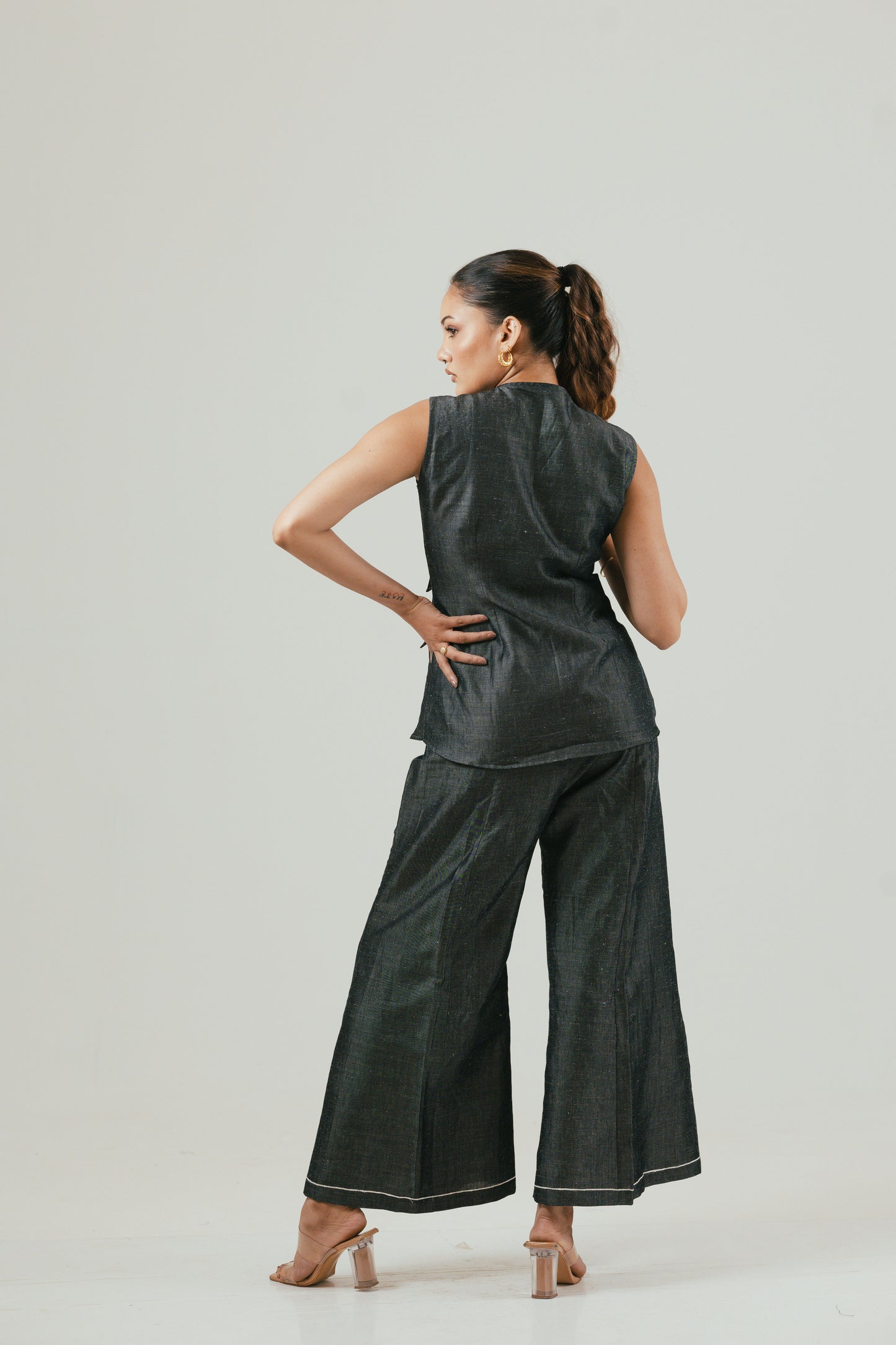Denim Shadow Pant