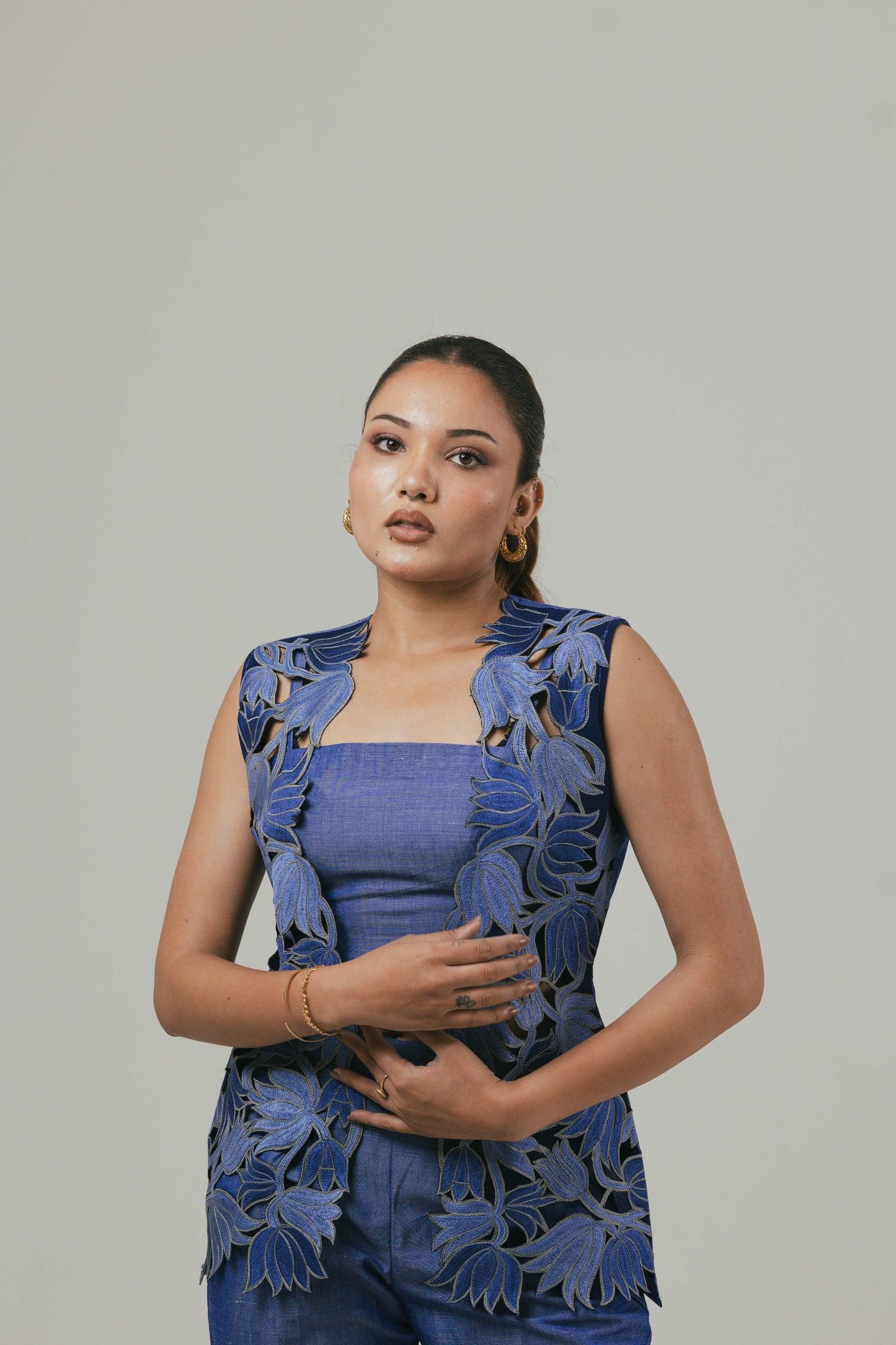 Sky Bloom Co-ord Set