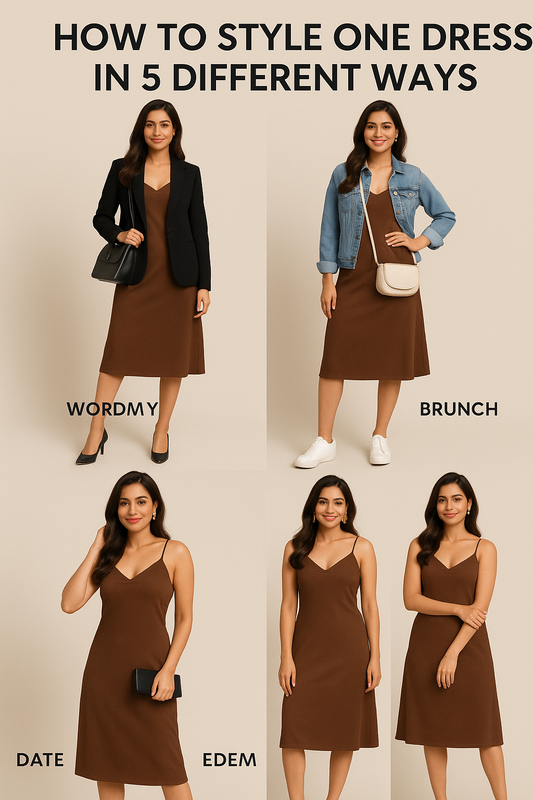 How to Style One Dress in 5 Different Ways (From Office to After-Party)