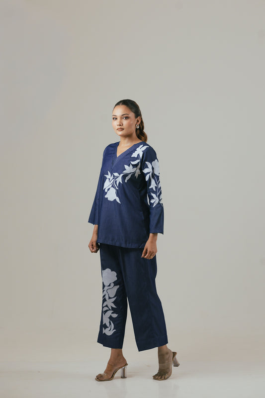 Royal Bloom Co-ord Set