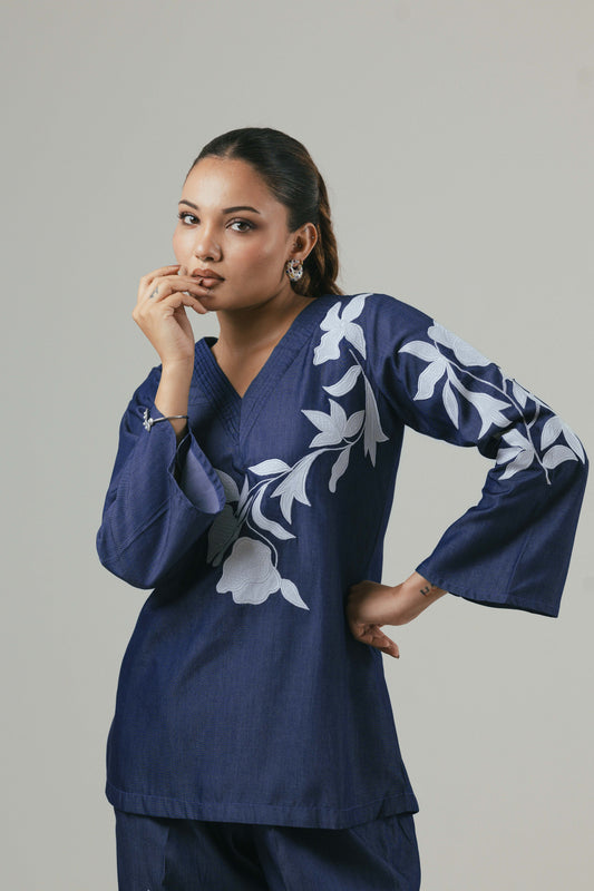 Royal Bloom Top