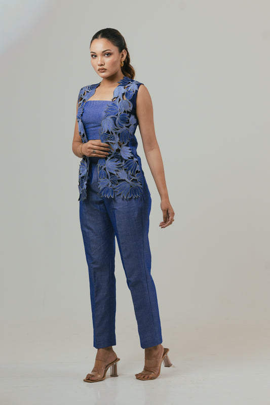Sky Bloom Co-ord Set