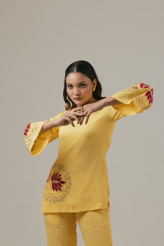 Amber Lotus Top