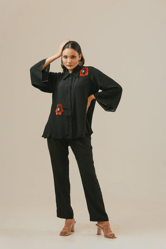 Noir Bloom Co-ord Set