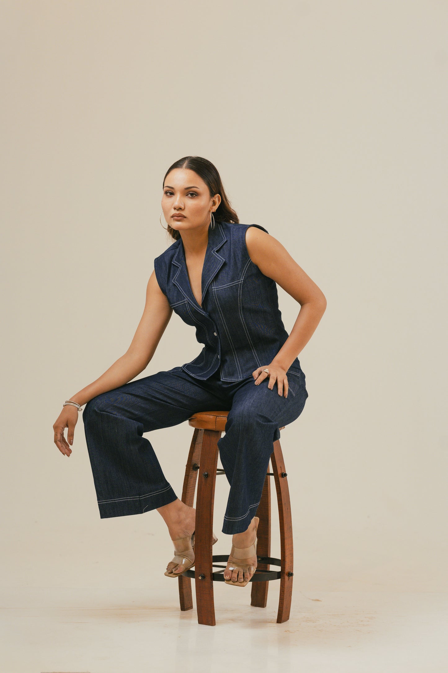 Denim Throne Pant
