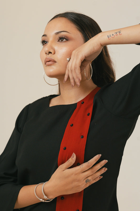 Scarlet Line Top