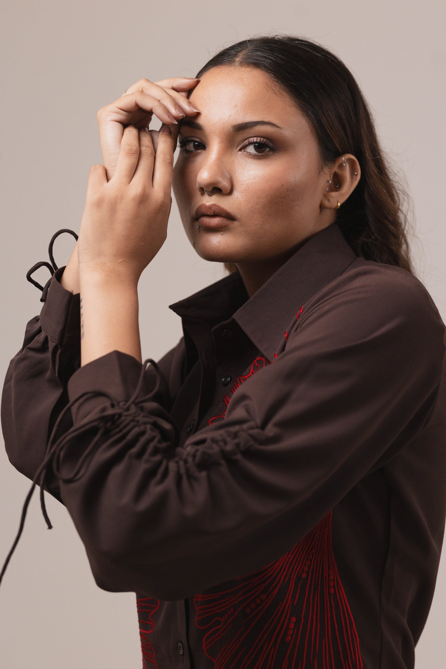 Brown Ember Top