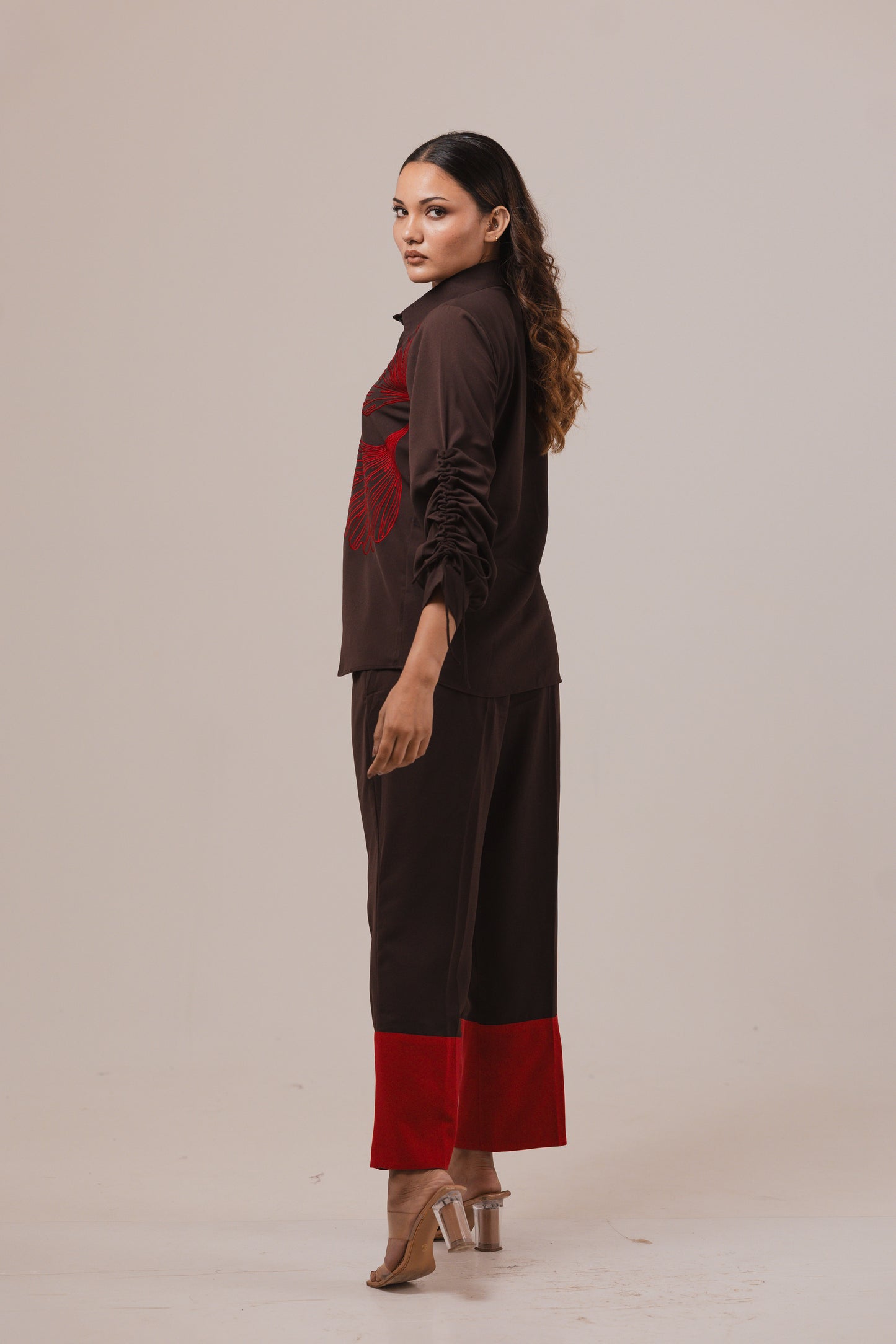 Brown Ember Co-ord Set