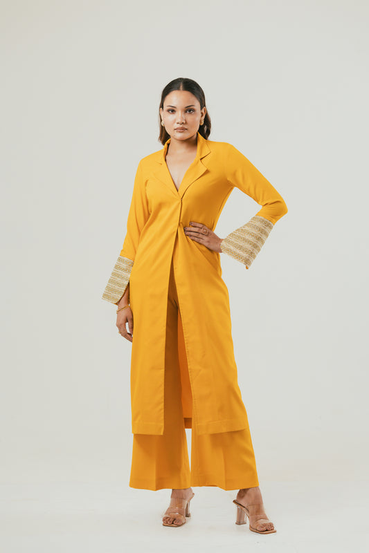 Mustard Royale Co-ord Set