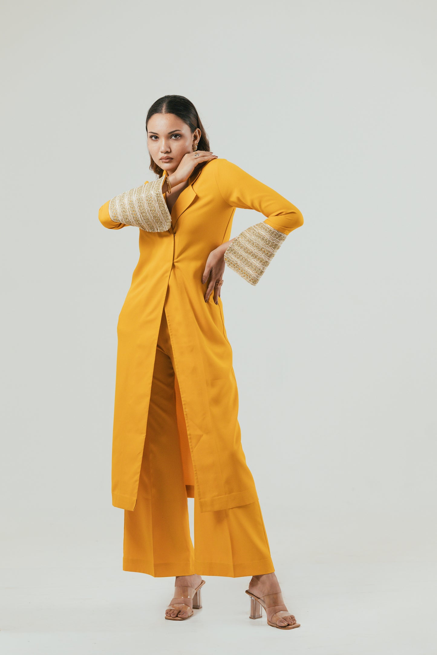 Mustard Royale Co-ord Set