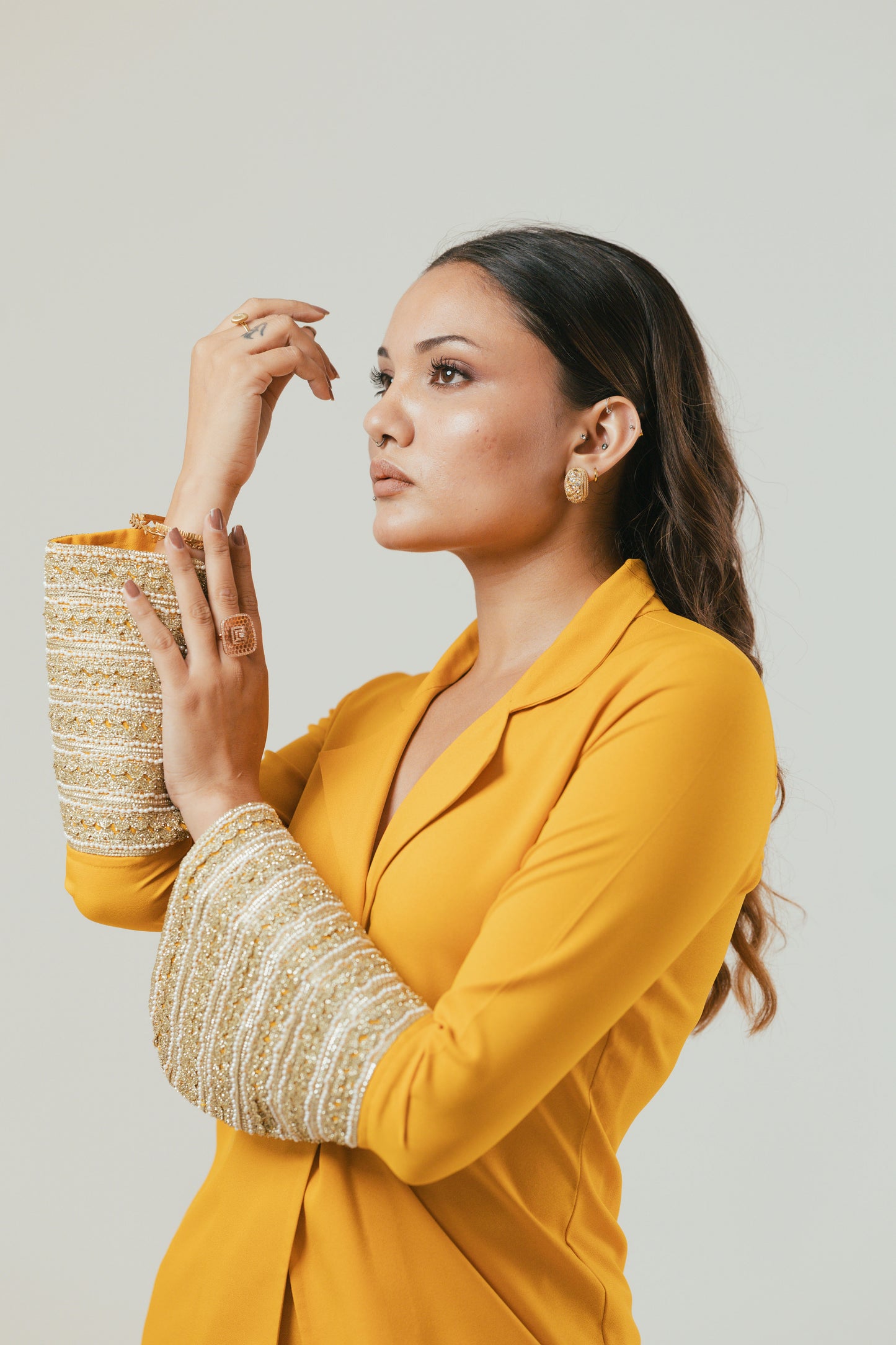 Mustard Royale Co-ord Set