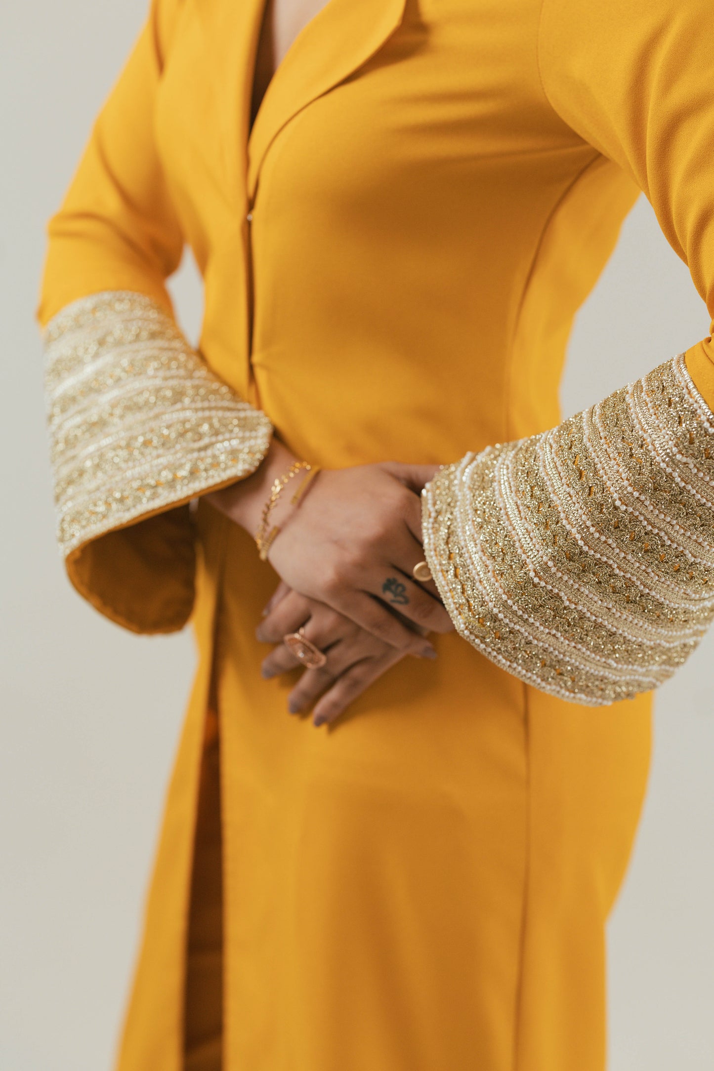 Mustard Royale Co-ord Set
