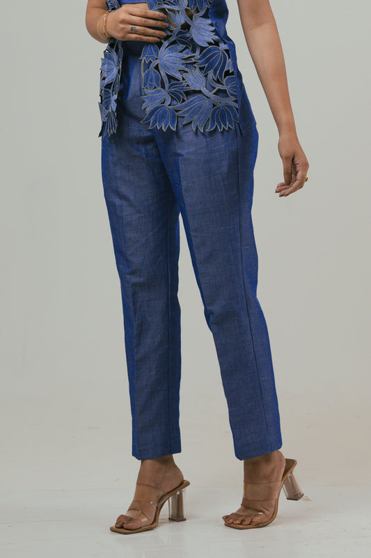 Sky Bloom Co-rd Pant