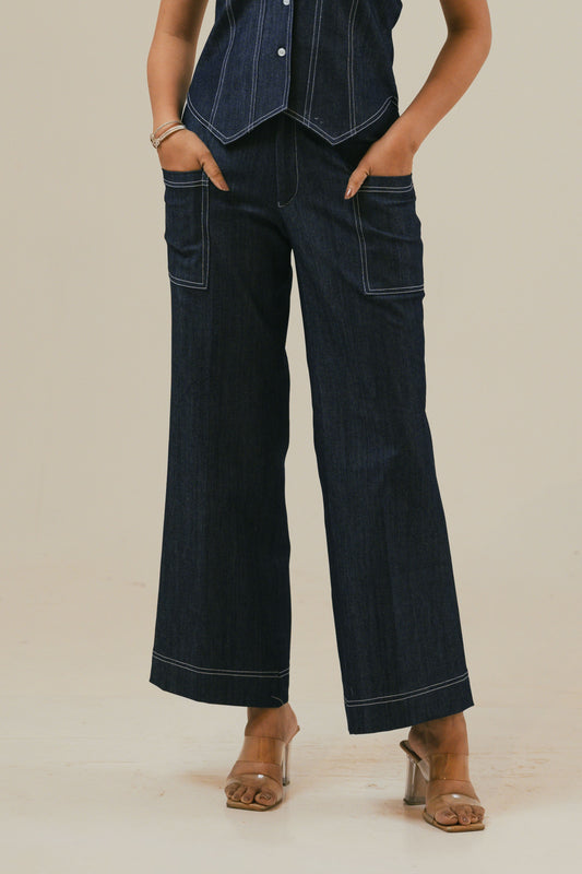 Denim Throne Pant